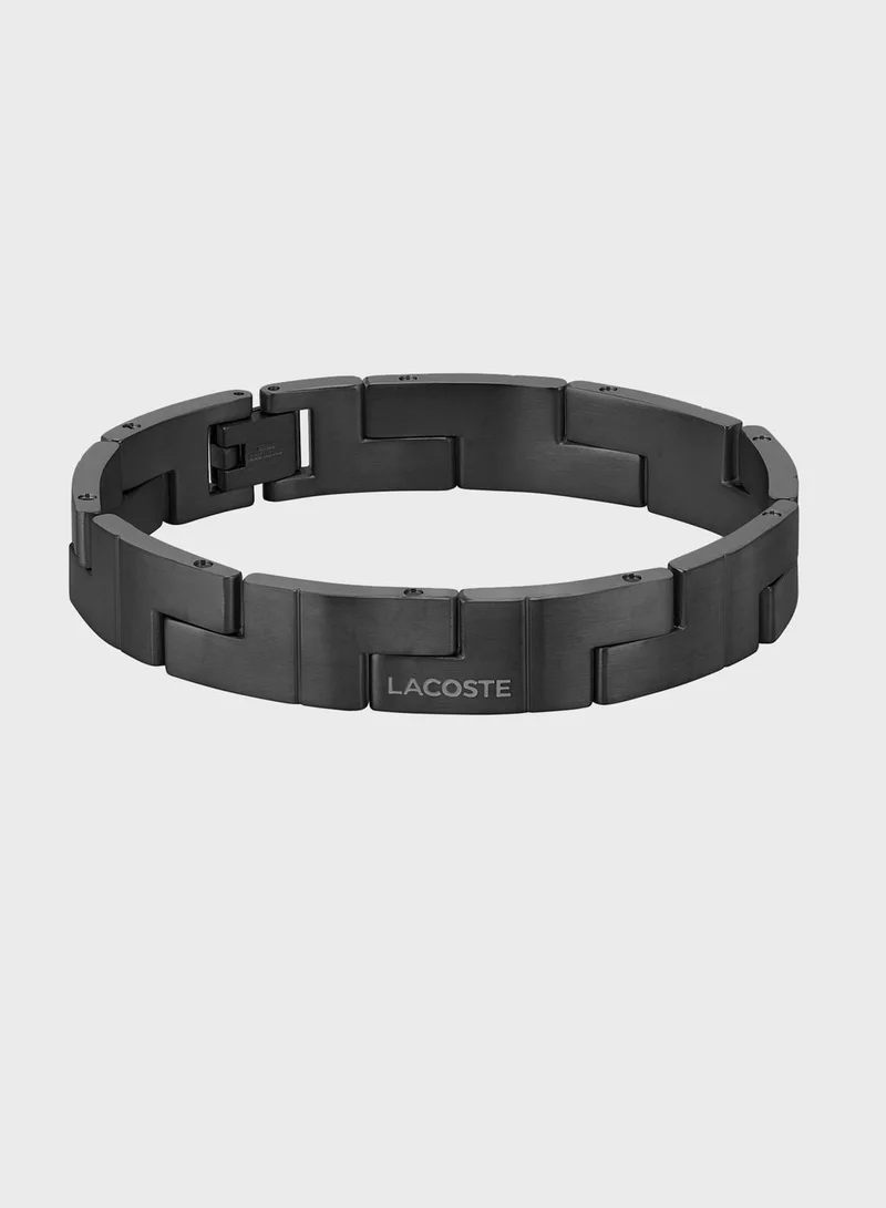 Lacoste Catena Collection Link Bracelet For Men With Black Ion Plating (Ip) - 2040222