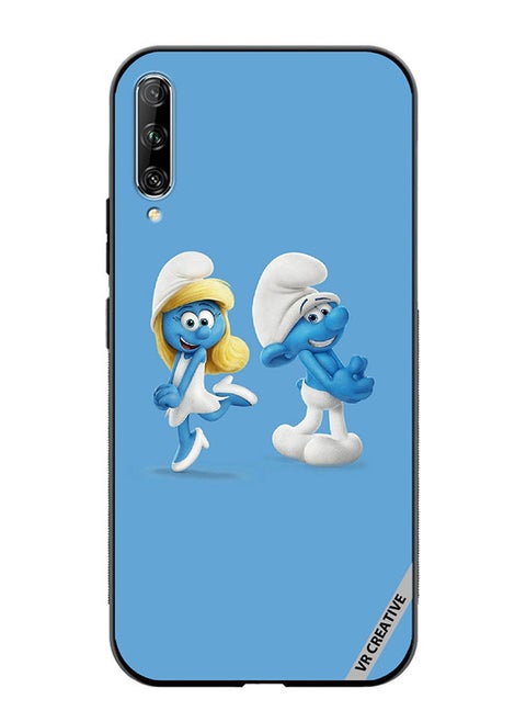 Protective Case Cover For Huawei Nova Y9S The Smurfs Design Multicolour