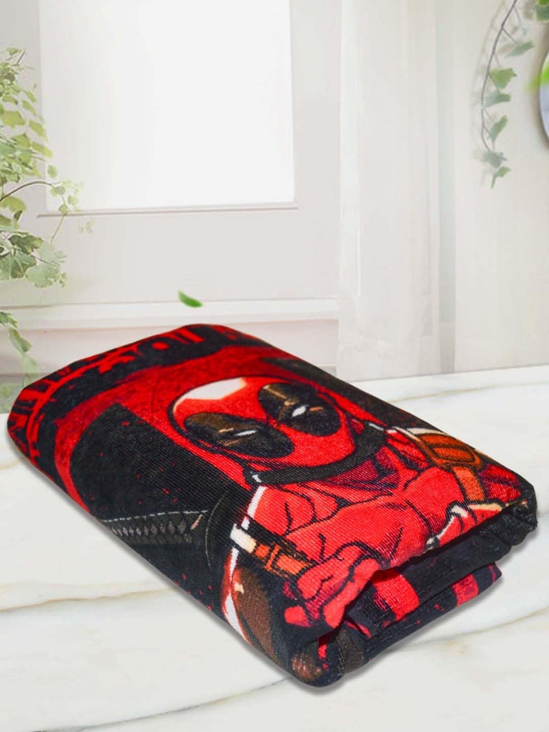 Athom Living Deadpool Themed Kids Cotton Bath Towel - Image 4