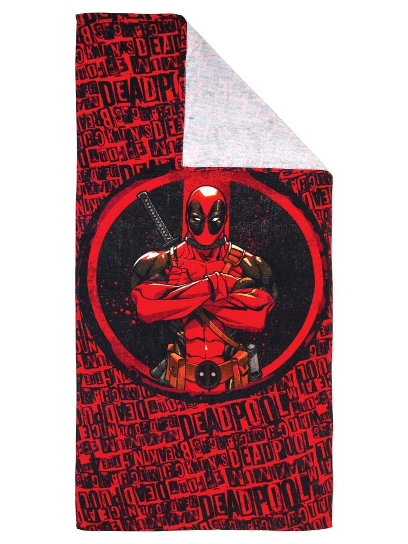Athom Living Deadpool Themed Kids Cotton Bath Towel - Image 5