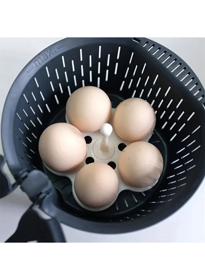 White Steam Egg Rack Steamer Tray Poacher Stand For Thermomix TM6 TM5 TM31 - Image 1