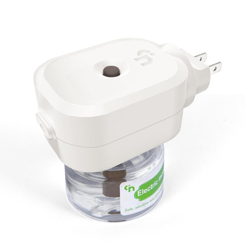 Ddrihlees Mosquito Repeller Indoor Use, Electronic Mosquito Repellent Plug in Wall Outlet, Include 1 Pack 280 Hr Refills for Home, Bedroom, Office - Image 1