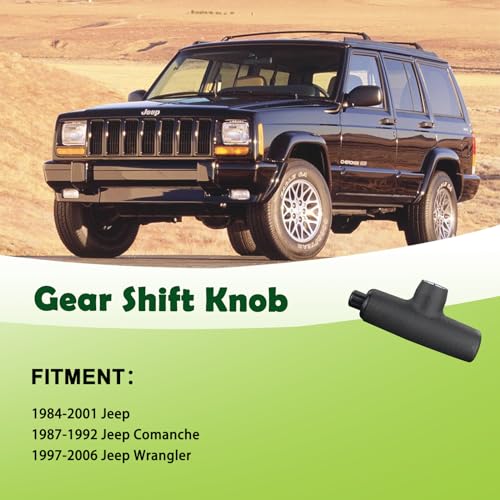 OmoZone Automatic Gear Shift Knob Handle for Jeep Cherokee, Comanche & Wrangler - Replaces 52104028 - Image 3