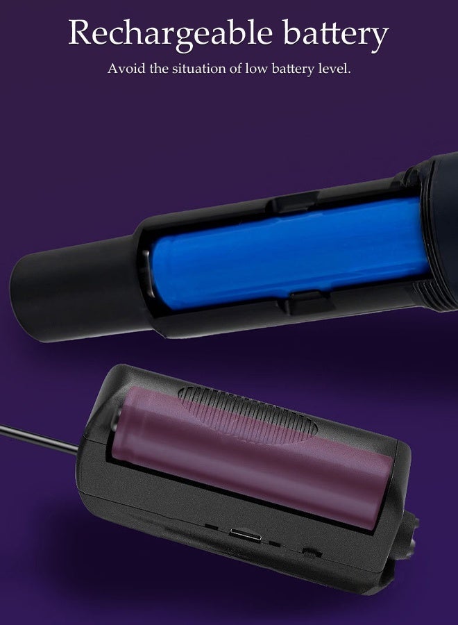 DUNISO 2 Pcs Wireless Microphone,1 To 2 Hand Microphone，Rechargeable Microphone,Used for Karaoke Nights,Family Gatherings,DJ,Meeting - Image 4