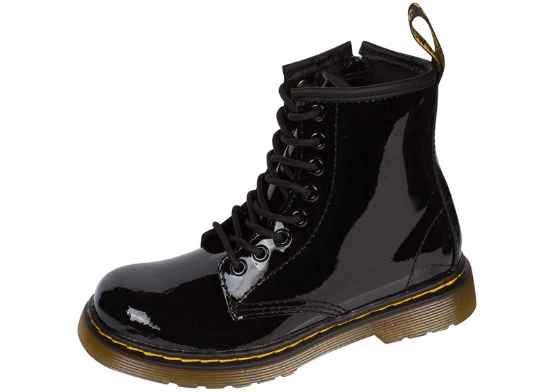 Dr Martens Dr. Martens Kids 1460 Patent Boots, Black Patent, 3 UK (US 4 Big Kid) - Image 1