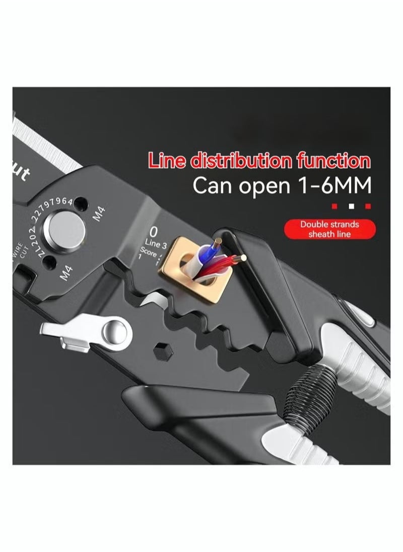 Multifunctional Wire Strippers, Universal Wire Cutters, Wire Splitters, Wire Winding, Cutting, Stripping, Crimping, Stripping, Clamping Pliers Wrench, Home Improvement, Electrical Hardware Tools - pzsku/ZDFADB833E8E746D02515Z/45/_/1711073574/0cc4dd08-f3d6-4493-b029-305b377400bc