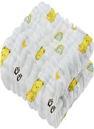 مناديل الوجه الناعمة من مارغون بيبي موسلين للمواليد الجدد مقاس 30 × 30 سم، مناشف استحمام ماصة للوجه، مناديل أطفال، مناديل تجشؤ أو مناشف وجه (A13) - pzsku/ZDFADC83DF5C826A657F0Z/45/_/1717714186/73222540-c133-4c4e-b1dc-db6952524f1a