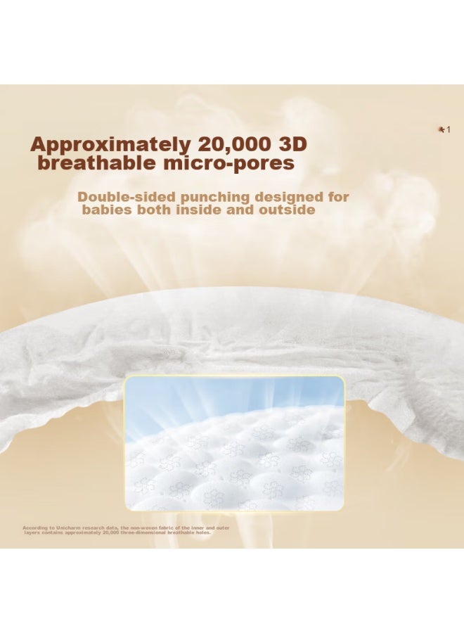 Moony Ultra-thin Trial Pack Diapers, Size S, 25 Pieces , Ultra-thin, Breathable, Heat-dissipating - Image 2
