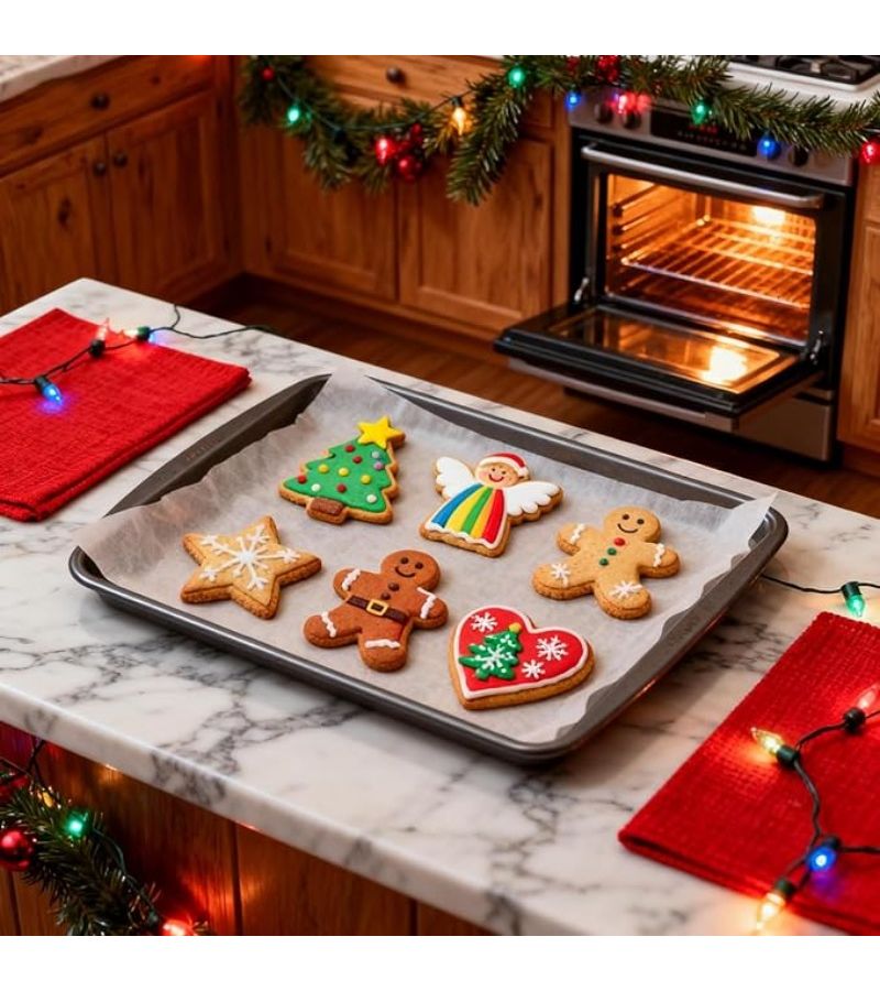 Set Of 430 Stainless Steel Holiday Cookie Cutters Christmas Shapes Baking First Cooking Experience - Image 2