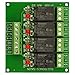 Electronics-Salon 4 SPDT 10Amp Power Relay Module, DC 12V Version. - Image 2