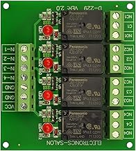 Electronics-Salon 4 SPDT 10Amp Power Relay Module, DC 12V Version. - Image 1