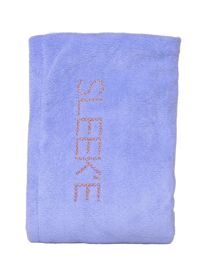 Sleek'e Sleek'e Microfiber Hair Wrap | Ultra Absorbent and Soft Anti-Frizz Turban Twist Towel | Reduces Drying Time by 50% | Quick Dry Spa Quality Hair Wrap for Drying Thick, Curly, and Long Hair (Baby Blue) - Image 3