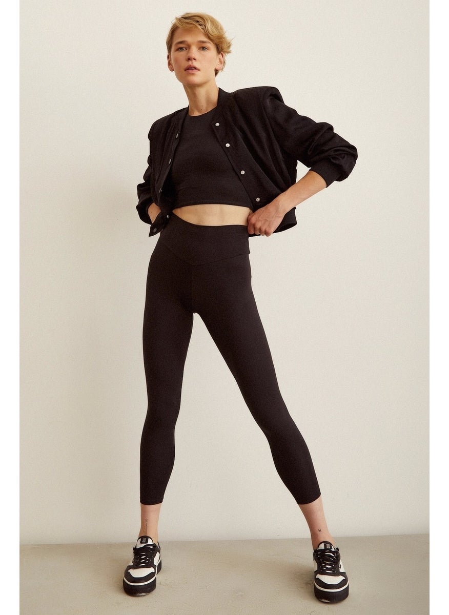 Never More Slimming Leggings Black  - Image 1