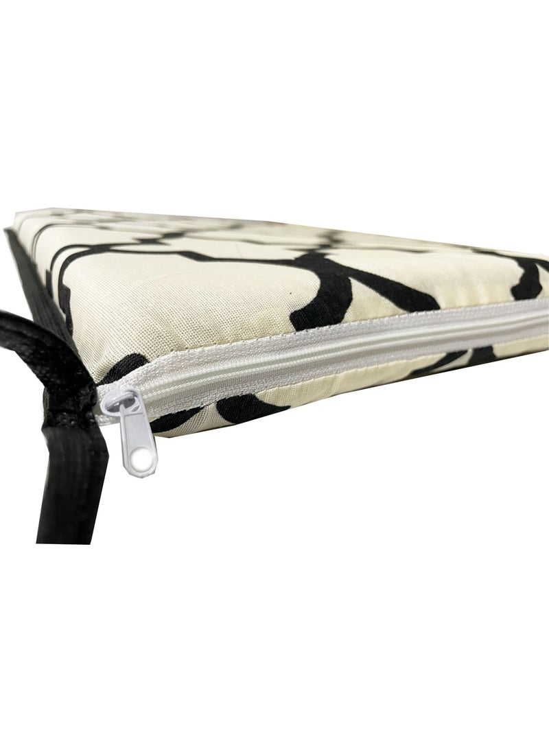 Nelson - Chair Cushion Eco 6 Pieces Laced Garden Cushion (Alaçatı) Washable - Image 1