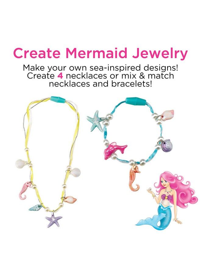 Creativity for Kids Mermaid Jewelry String Mermaid Beads Create 8 Jewelry Pieces Great For Beginners - Image 3