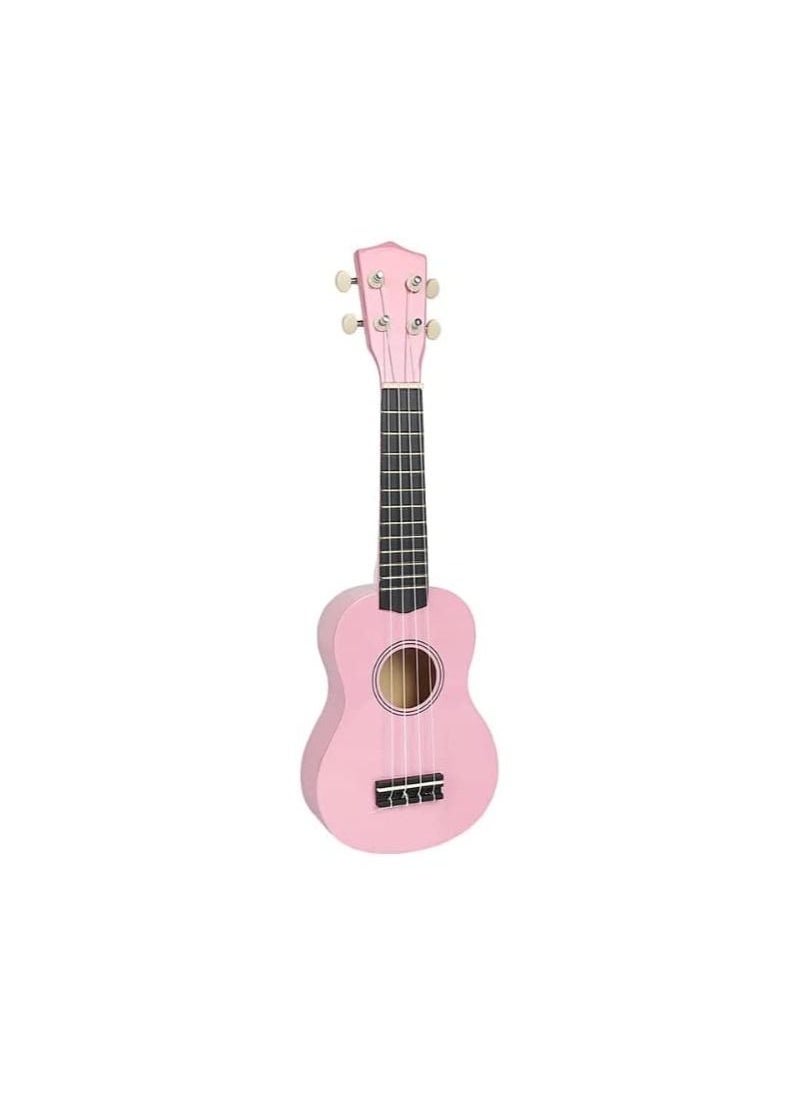 Megarya Aiersi Branded Basswood Body Pink Color Soprano Beginner Ukulele With Bag, Capo, Strap, Picks, Tuner, Cleaning Cloth  - Image 2