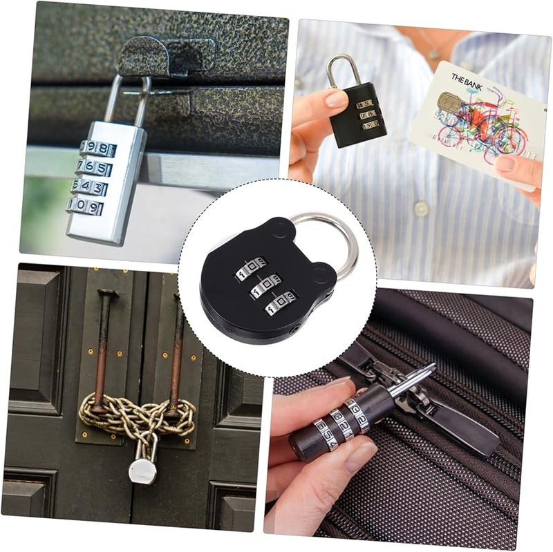 ARTIBETTER 4 Pack Combination Padlock Set for Luggage Gym Backpack Travel Safe Easy to Carry - Image 5