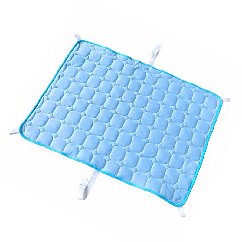 2pcs Useful Fashionable Cooling Cushion Sleeping Mat Cooling Pad for Dog - Size L - Image 2