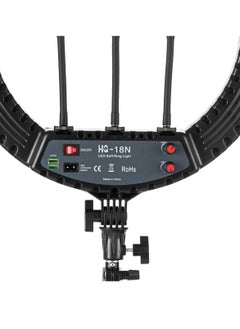 HQ HQ-18N LED Ring Light For Vlogging Photography And Video Shooting With Remote Control Phone Clamp And  Tripod Mount  - Image 4