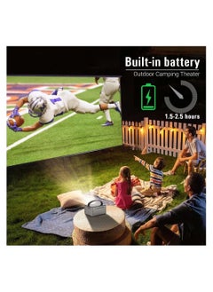 باينتيك جهاز عرض BYINTEK R17، جهاز عرض DLP صغير محمول ثلاثي الأبعاد ذكي يعمل بنظام Android وWiFi، يدعم 4K وFull HD 1080P مع بطارية، 750ANSI Lumens، جهاز عرض أفلام محمول، 6D Keystone، صورة 300 بوصة  - Image 3