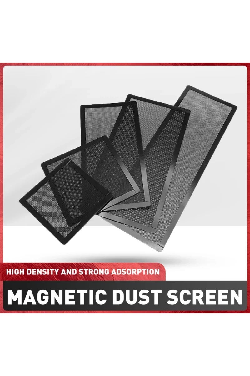 erorex 14x28cm 12*12CM/14*14CM PC Chassis Cooling Dust Filter Magnetic PVC Net Guard Fan Cover Dust Filter - Image 1