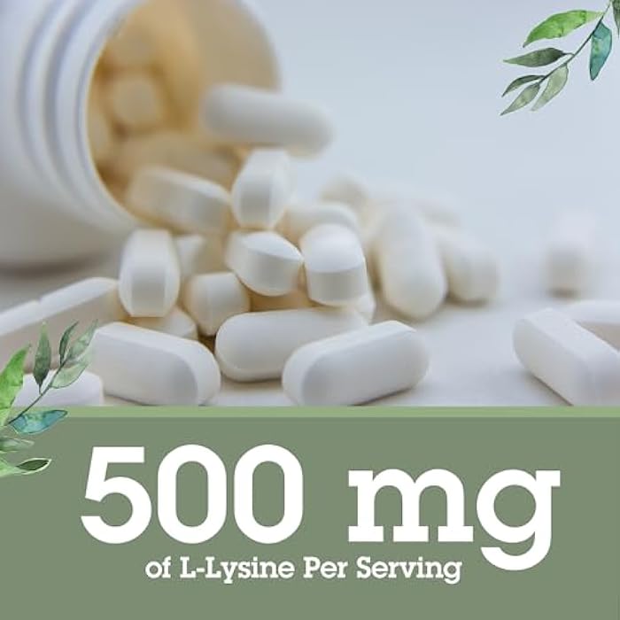 Quantum Health L-Lysine 500mg Essential Amino Acid Supplement - Supports Collagen & Protein Synthesis, Bone Health, Muscle Recovery and Immune Health - Vegan Friendly - 100 Tablets - Image 5