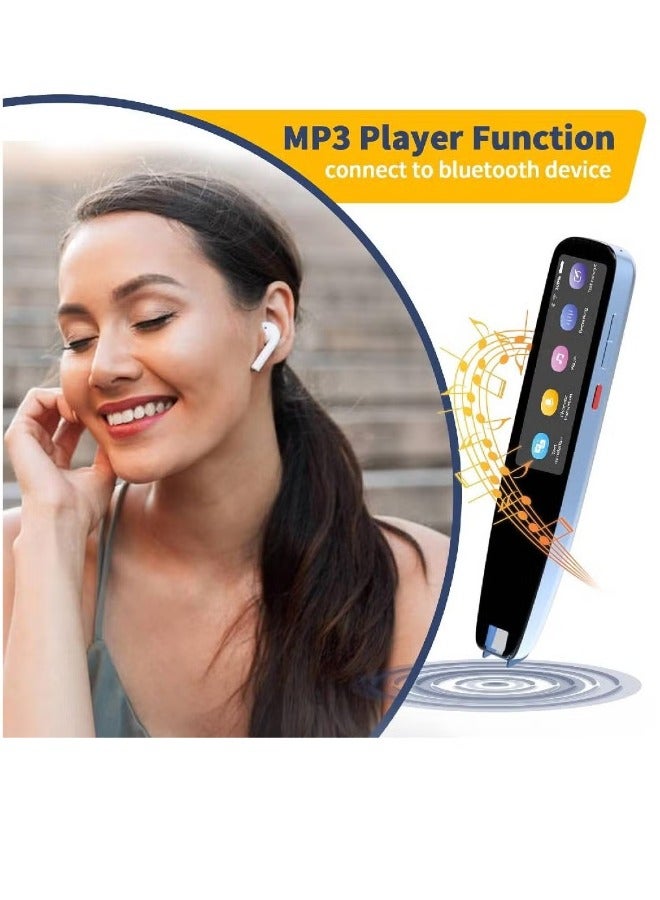 Reader Pen Translation Scanner Dictionary Pen, 111 Language Translator Device, 2.99in Touch Screen for Language Learners Business Travel - Image 2