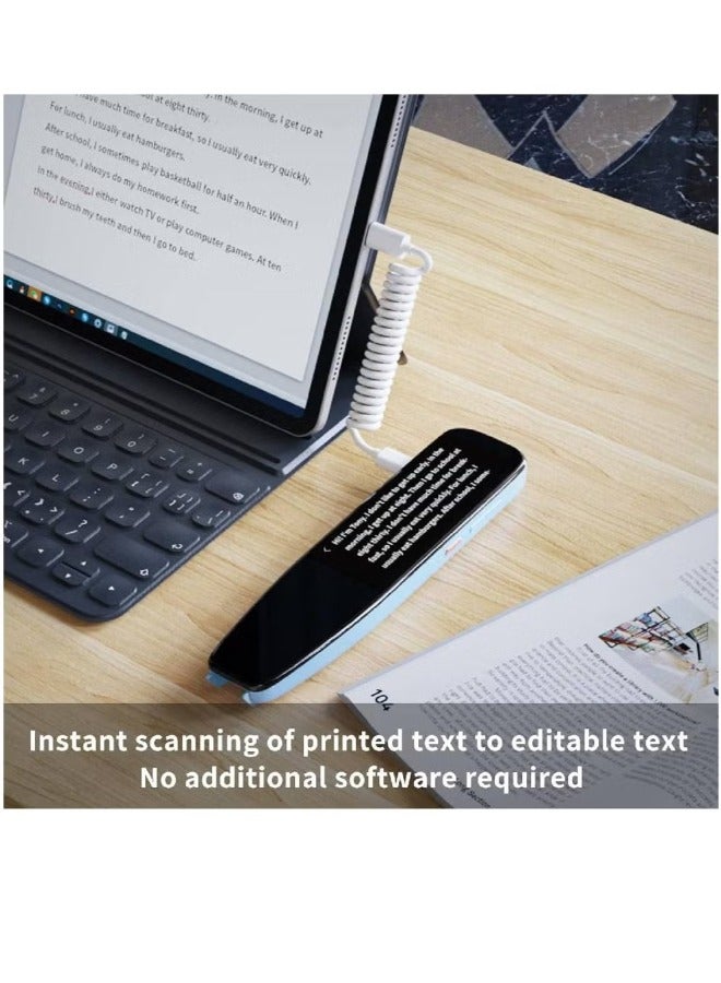 Reader Pen Translation Scanner Dictionary Pen, 111 Language Translator Device, 2.99in Touch Screen for Language Learners Business Travel - Image 3
