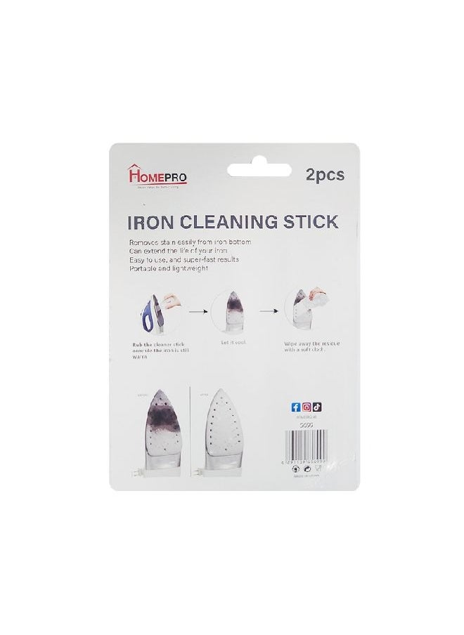 Home Pro - Home Pro Iron Cleaning Stick, Removes Build up Starch | Melted Fabric | Sticky Residue - Image 1