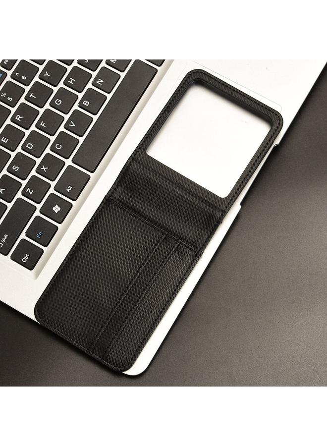 S-TOP Case For Motorola Moto Razr 50 Card Slot PU Leather PC Phone Case - Image 2