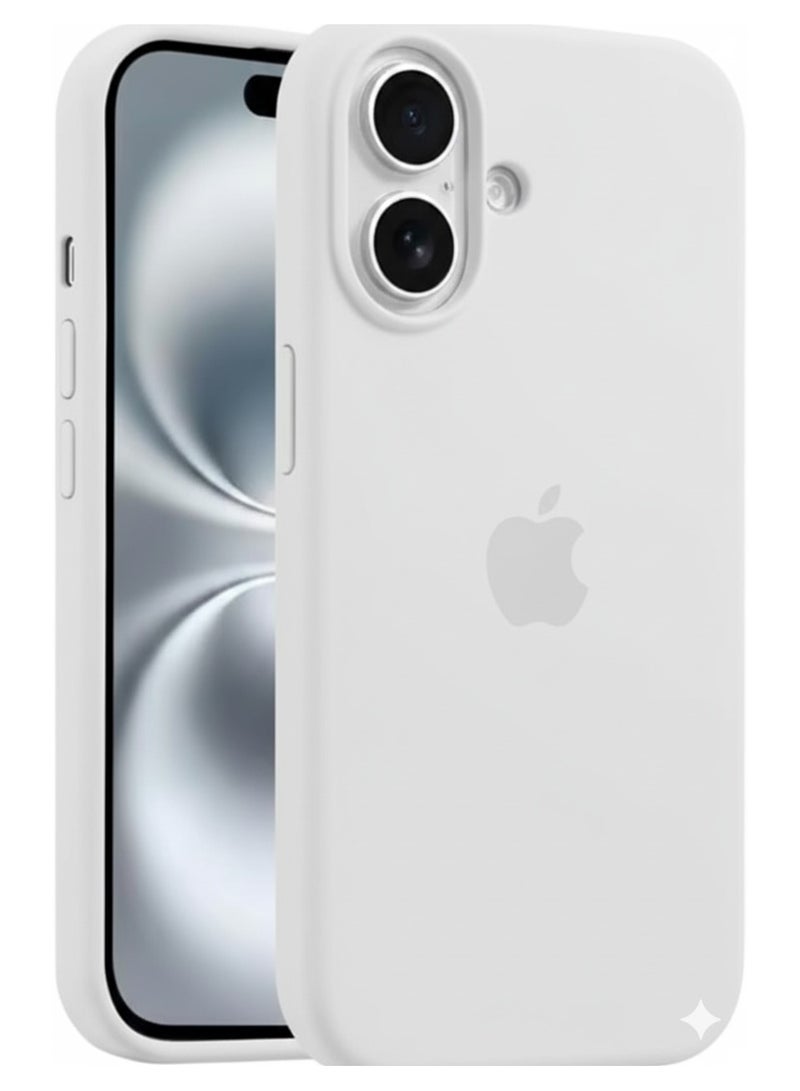 سيليكون غطاء حماية مغناطيسي فاخر متوافق مع سلسلة iPhone 17 باللون الرمادي - مقاوم للصدمات، نحيف، ناعم الملمس مع دعم الشحن اللاسلكي المغناطيسي - Image 1