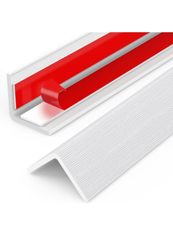 AGHITG Wall Corner Guard,Self Adhesive Corner Guards for Walls, Wall Corner Protector 1-5/8 Inch Wide X 48 Inch Length.Pet Scratch Protector for Wall.2PCS - Image 1