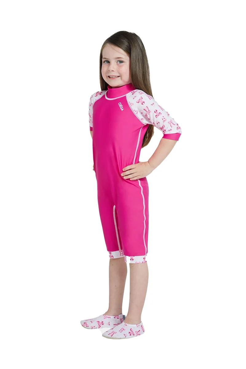 COEGA SUNWEAR COEGA Girls Kids One-piece Swimsuit - Pink Bows