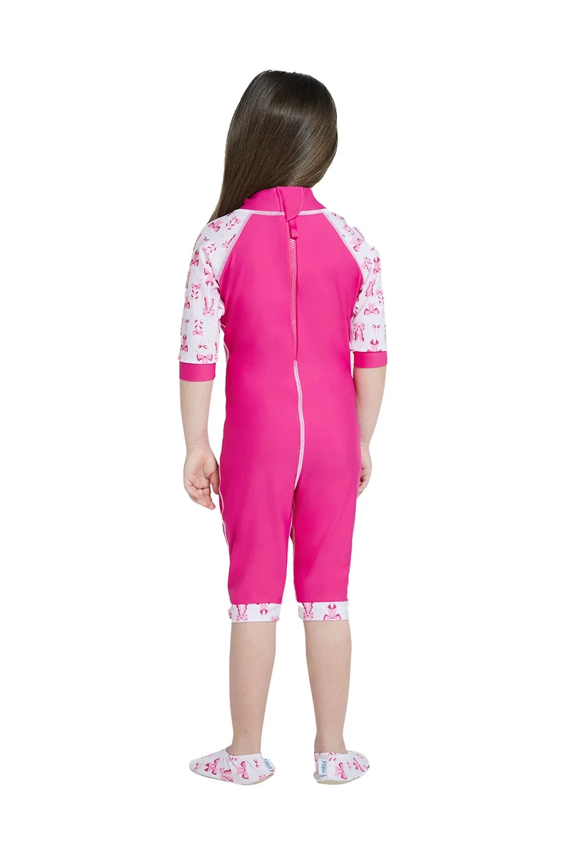 كويجا صن وير COEGA Girls Kids One-piece Swimsuit - Pink Bows