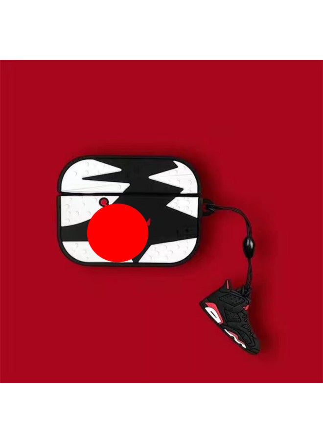 Generic - AirPods 4Th Generation Cartoon Silicone Soft Protective Cover Suitable For Apple Wireless Bluetooth Headphone Case Hot Sale In Foreign Trade-Color:O19 Model (with Pendant)-Applicable Models:Airpods 4 (2024 Version) - Image 1