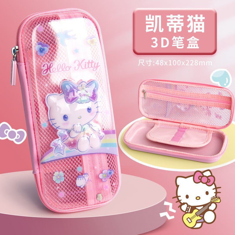 Sanrio Pencil Case Kulomi Meruti Yugui Dog Stationery Case For Primary School Students With Coin Purse Women'S Cute Pencil Case - Image 1