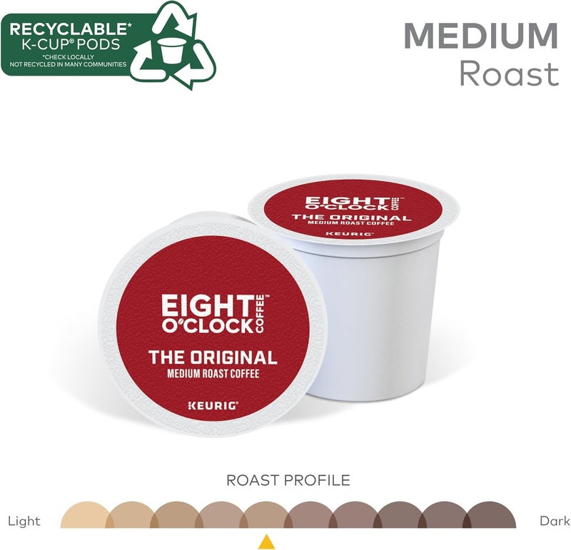 Eight O'Clock Coffee The Original Medium Roast K-Cup Pods, 96 Count - Image 4