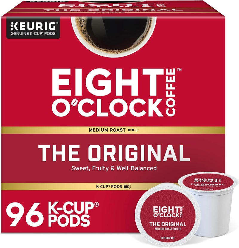Eight O'Clock Coffee The Original Medium Roast K-Cup Pods, 96 Count - Image 1