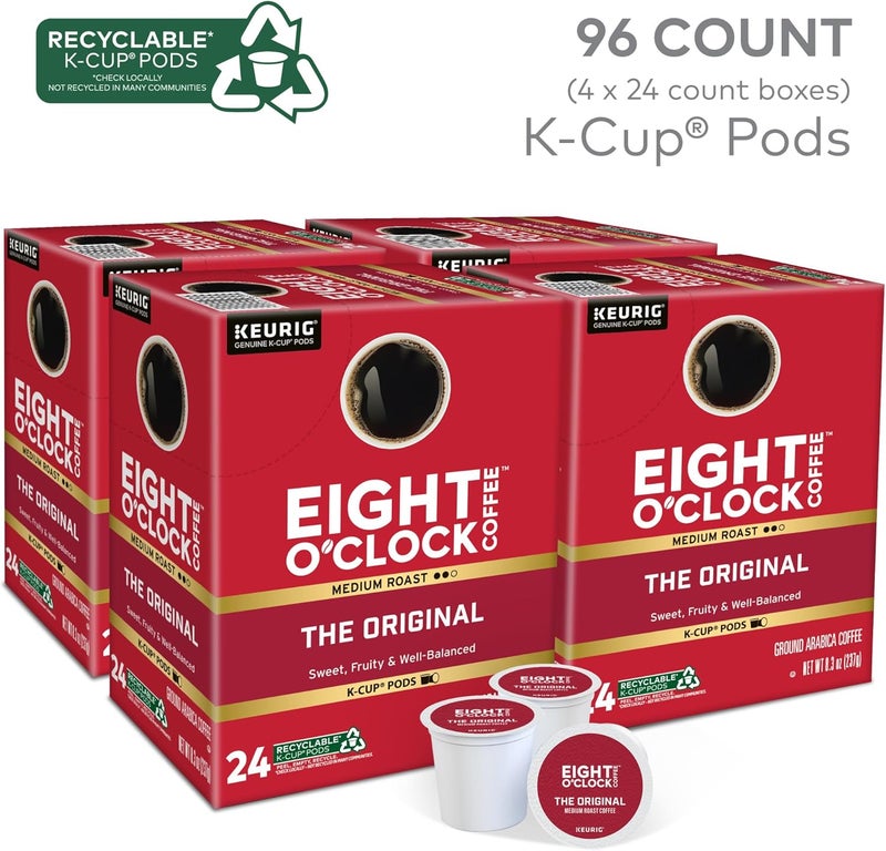 Eight O'Clock Coffee The Original Medium Roast K-Cup Pods, 96 Count - Image 2