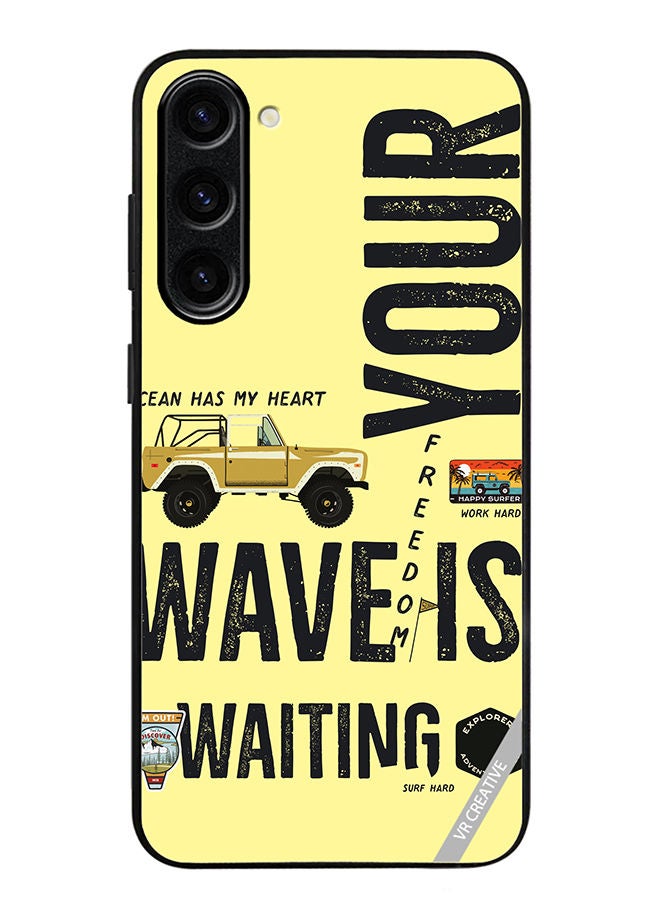 VR CREATIVE Protective Case Cover For Samsung Galaxy S23 Plus Your Wave Is Waiting Design Multicolour - Image 1