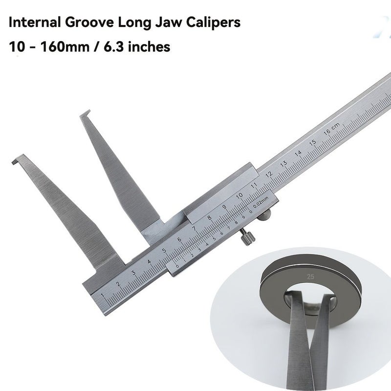 10-160mm Short Claw Recessed Groove Micrometer Caliper Internal Measuring Tool - Image 2