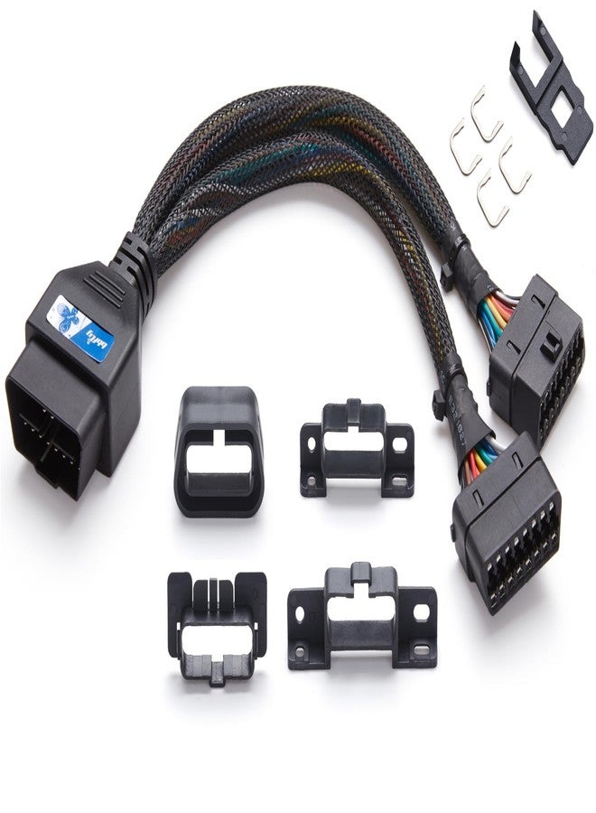 bbfly OBD2 Splitter for Ford and for GM, -B54 OBDII Splitter 2 Way Extension Cable 1FT/30CM (B54 for Ford and for GM) - Image 1