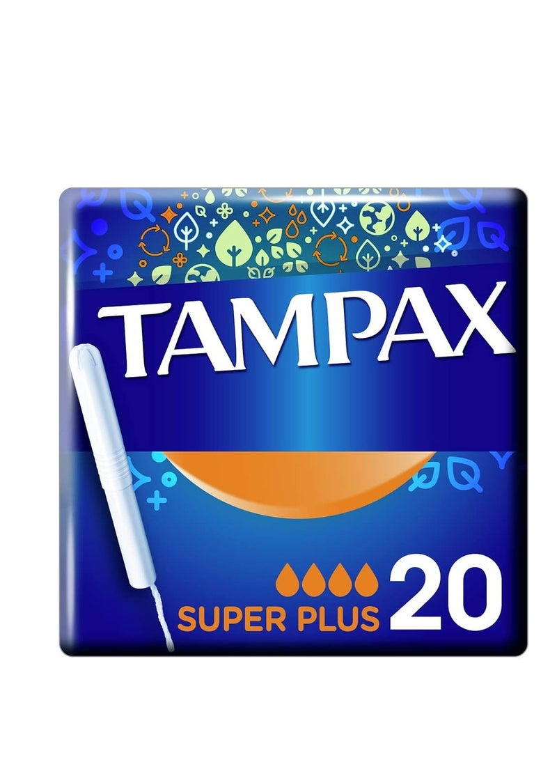 Super plus Tampons with Applicator 20packs