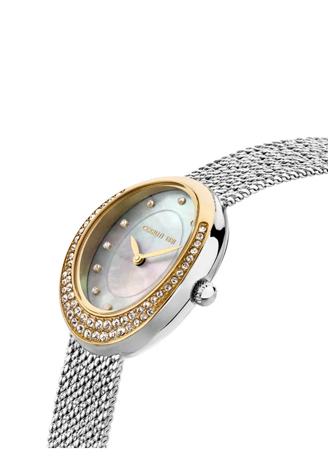 شيروتي 1881 Cerruti Watch for Women - White Dial - 26 MM