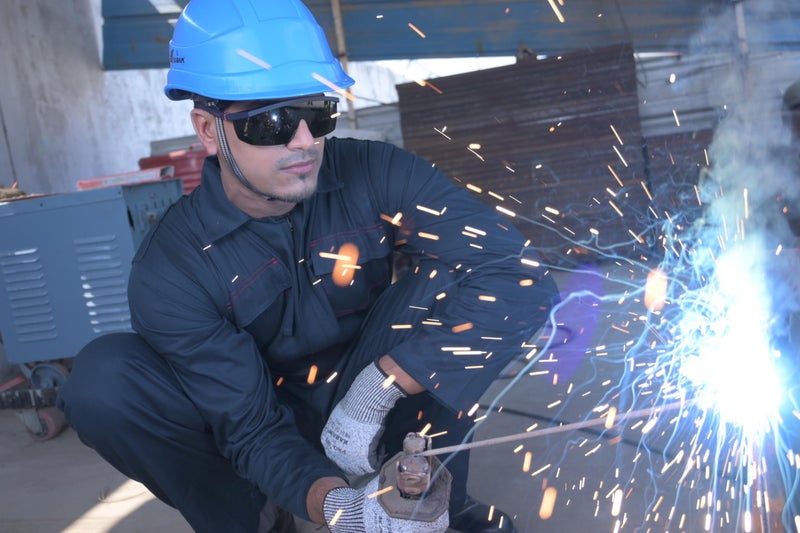 Karam ES003 Safety Goggles with with IR5 Lens for Gas Welding | Scratch & Impact Resistant | Safety Glasses for Use of Multipurpose Welding Operations | UV Protected Polycarbonated Lens - Image 4