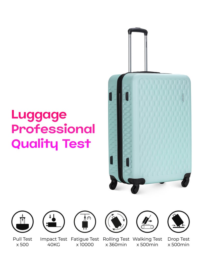 فيبتور طقم عجلات دوارة ذات جوانب صلبة مكون من 4 قطع مع قفل بأرقام مقاس 20،24،28،32 بوصة - Image 4