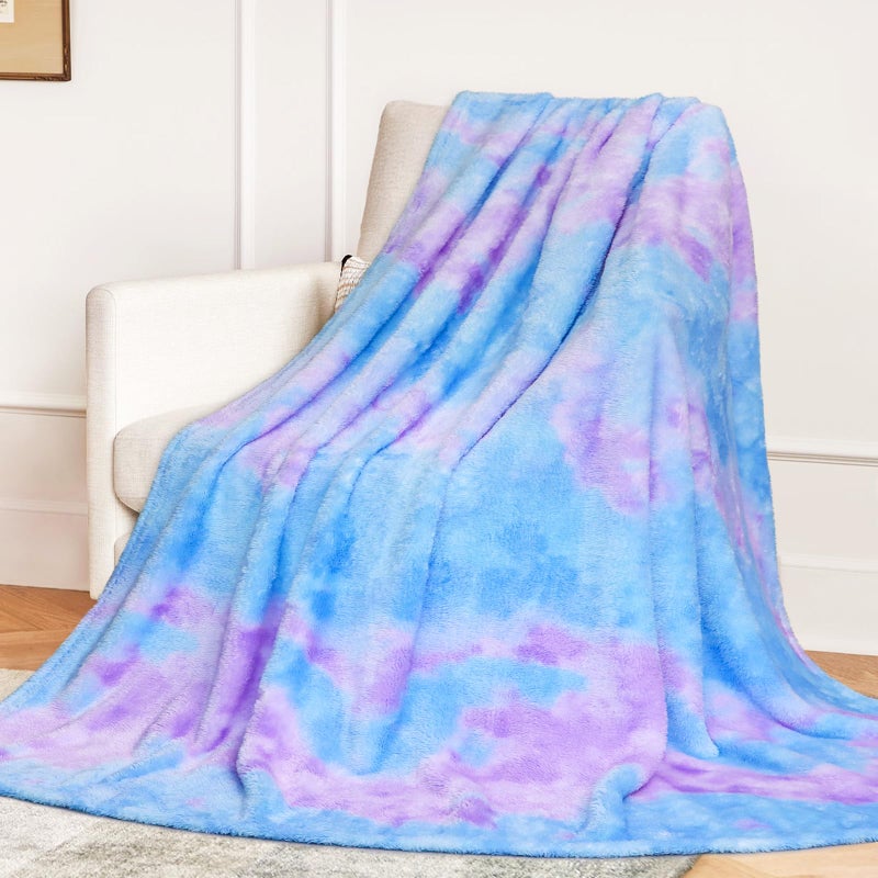 MUGD Blankets Fuzzy Soft Fleece Throw Blanket Cozy Soft Warm Throw Blanket for Bed - Image 1