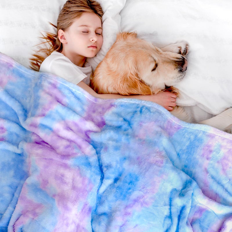 MUGD Blankets Fuzzy Soft Fleece Throw Blanket Cozy Soft Warm Throw Blanket for Bed - Image 5