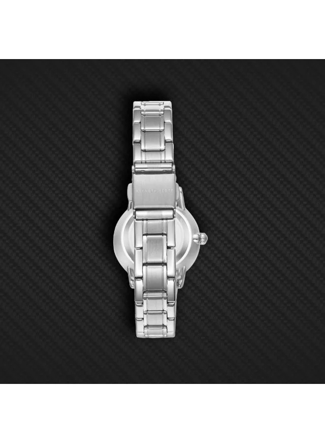 Kenneth Scott White Women's Stainless Steel Analog Watch K23538-SBSM - 29 mm for Women | Best Price UAE