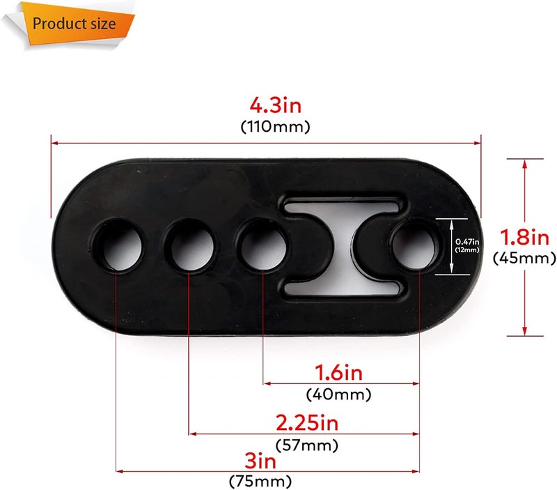 NORSMIC Universal Exhaust Hanger (2PCS) - Image 2